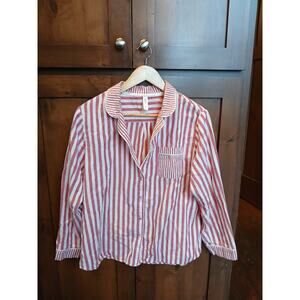 Gilligan and Omalley Pinstriped PJ Top